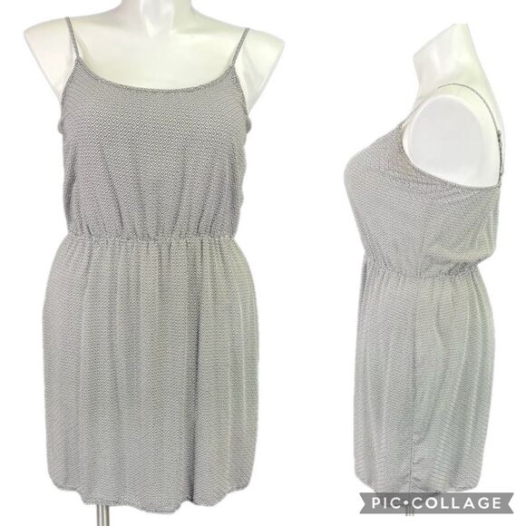 Old Navy Womens Blouson Sundress Sleeveless Geo Print Summer Lightweight Large - Picture 1 of 15
